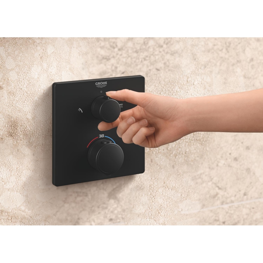 GROHE 348822430 - Душовий комплект PRECISION 250 × 250 мм чорний