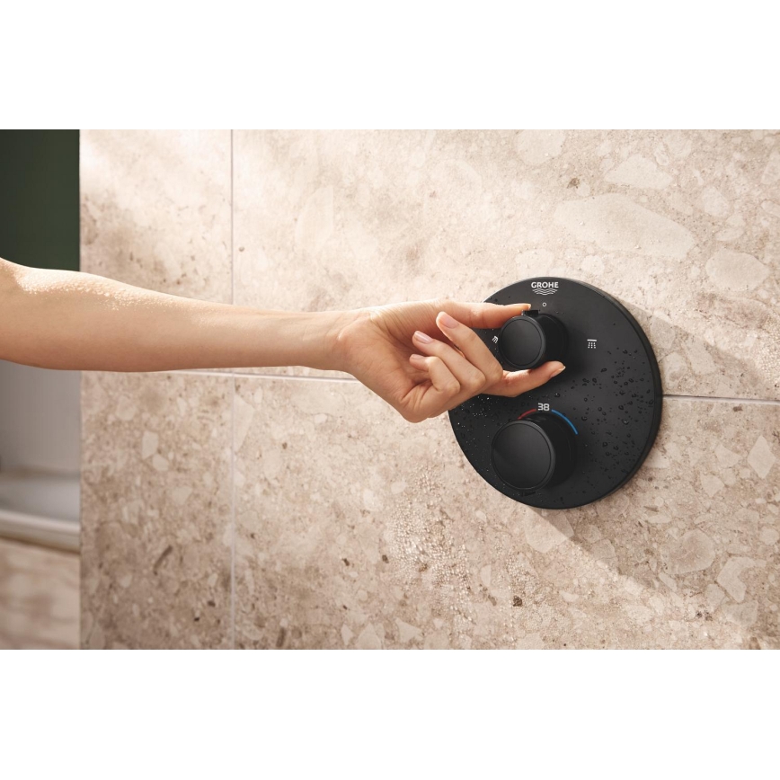 GROHE 348832430 - Душевой комплект VITALIO START 250 мм чёрный