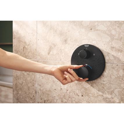 GROHE 348832430 - Душевой комплект VITALIO START 250 мм чёрный