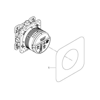 GROHE 35600000 - Універсальний вбудований корпус RAPIDO SMARTBOX DN 15