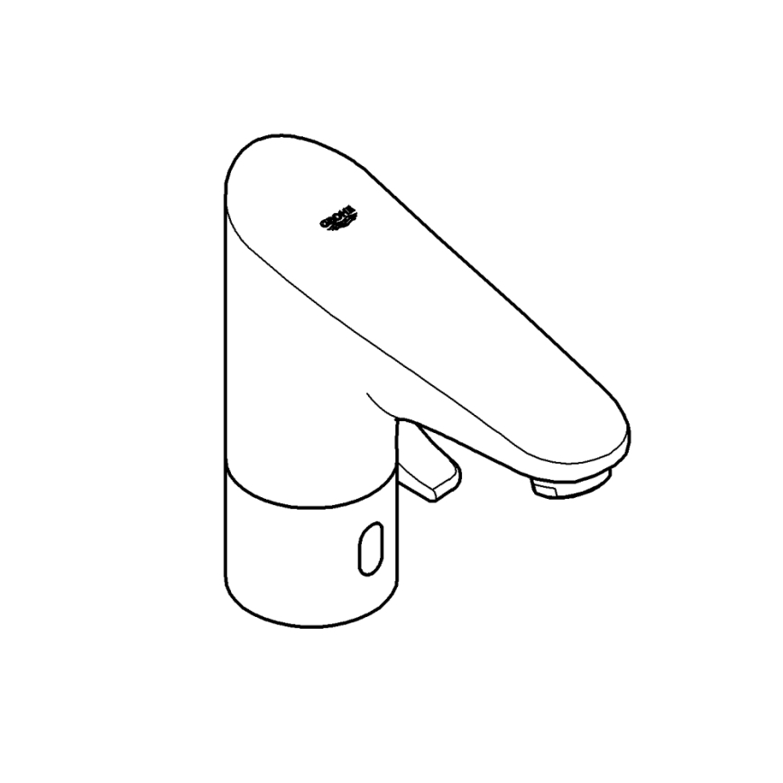GROHE 36207001 - електронний змішувач для умивальника EUROPLUS E DN 15 глянцевий хром