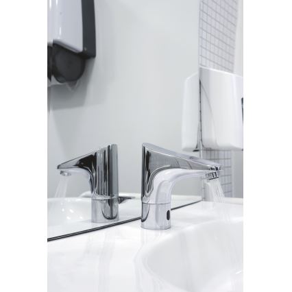 GROHE 36207001 - електронний змішувач для умивальника EUROPLUS E DN 15 глянцевий хром