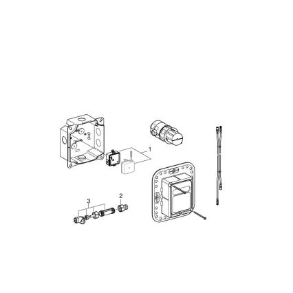 GROHE 36264001 - Прихований вбудований комплект ESSENSE E, блискучий хром