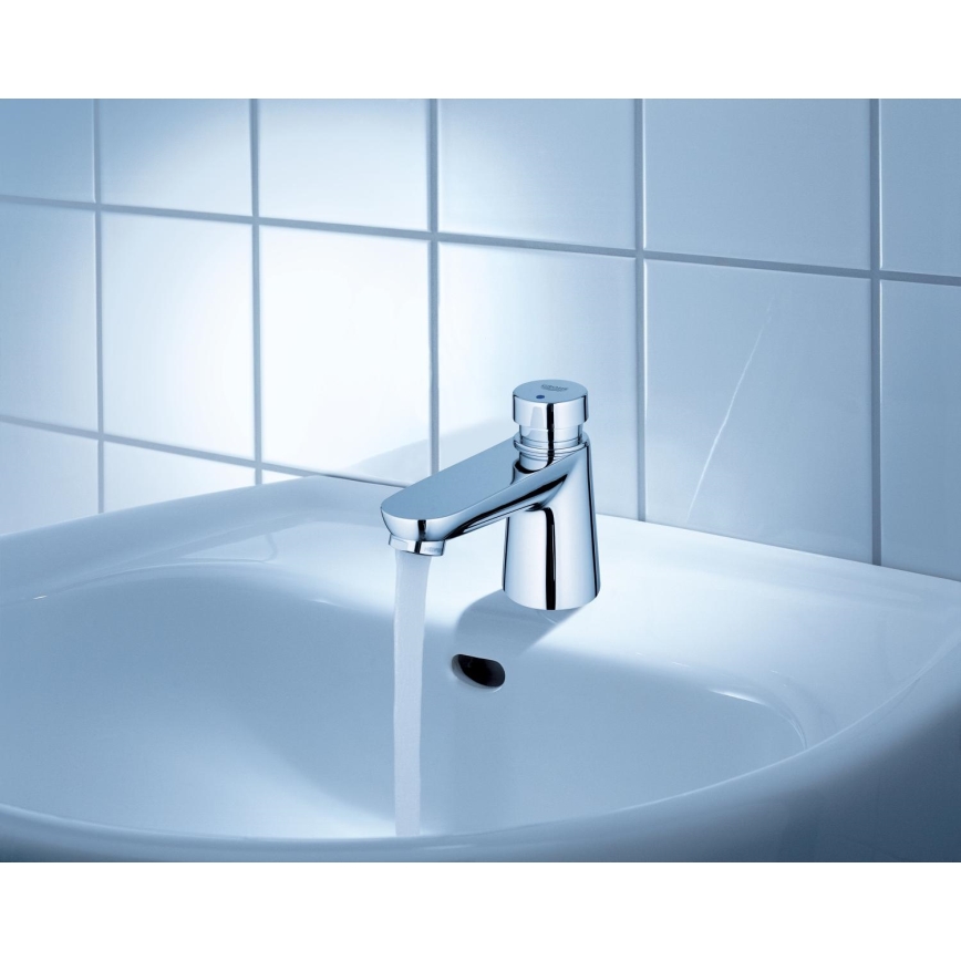 GROHE 36265000-Самозакрывающийся напольный вентиль EUROECO COSMOPOLITAN T DN 15 хром