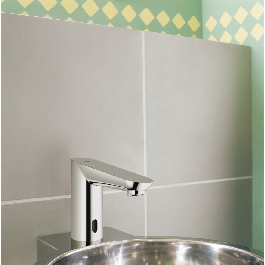 GROHE 36269000 - Електронний змішувач для умивальника EUROECO COSMOPOLITAN E 107 мм хром