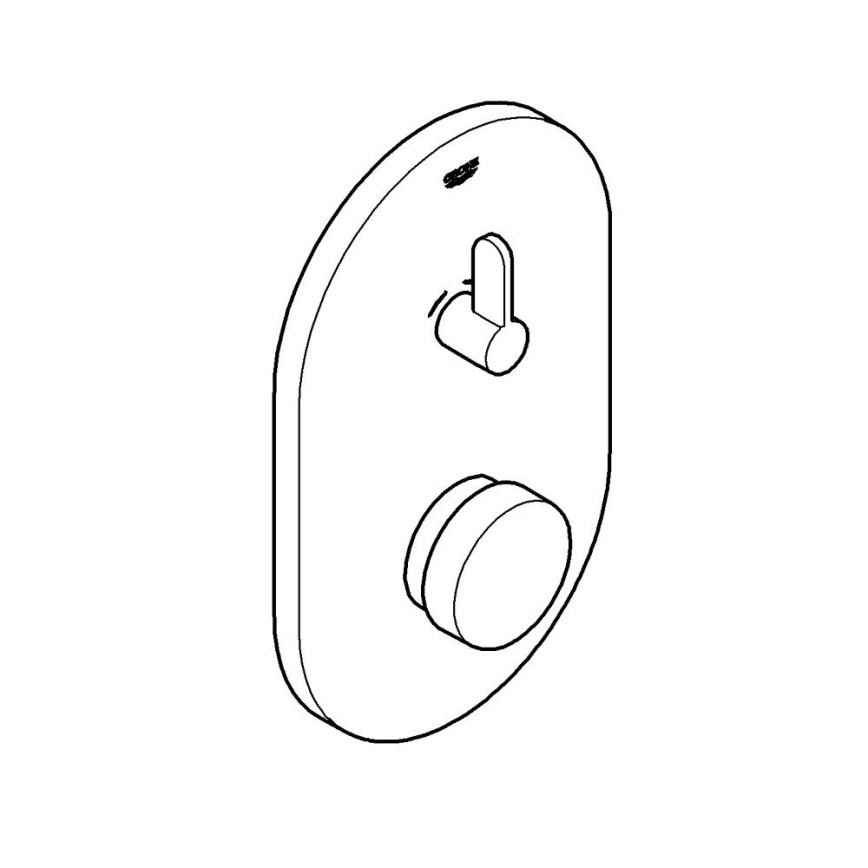 GROHE 36321000 - Самозакриваючий душовий змішувач EUROSMART COSMOPOLITAN T хром