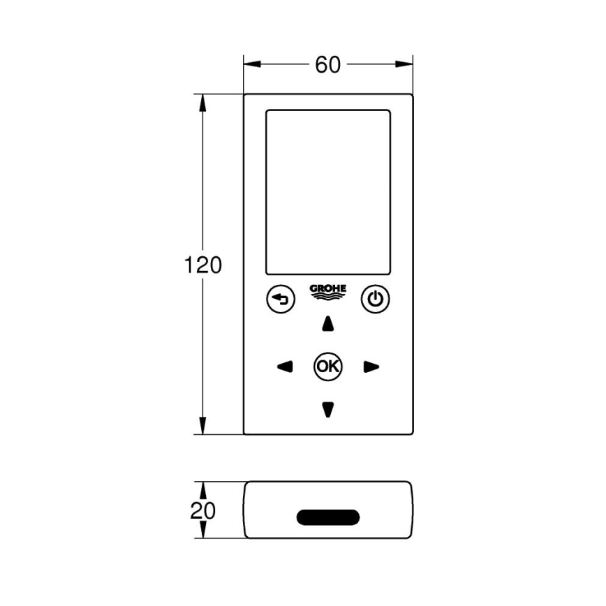 GROHE 36407001 - Пульт дистанционного управления