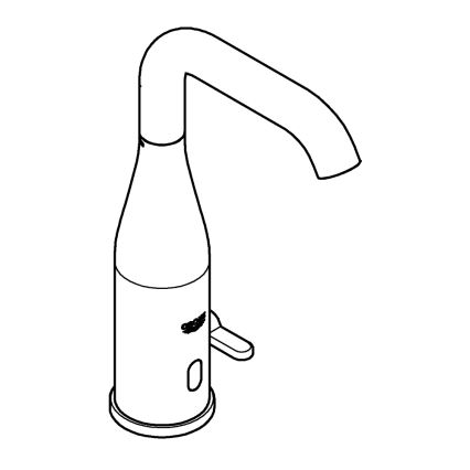 GROHE 36445000 - Інфрачервоний електронний змішувач для умивальника ESSENCE E полірований хром