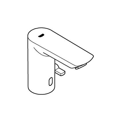 GROHE 36453000 - Інфрачервоний електронний змішувач для умивальника BAU COSMOPOLITAN E 123 мм хром