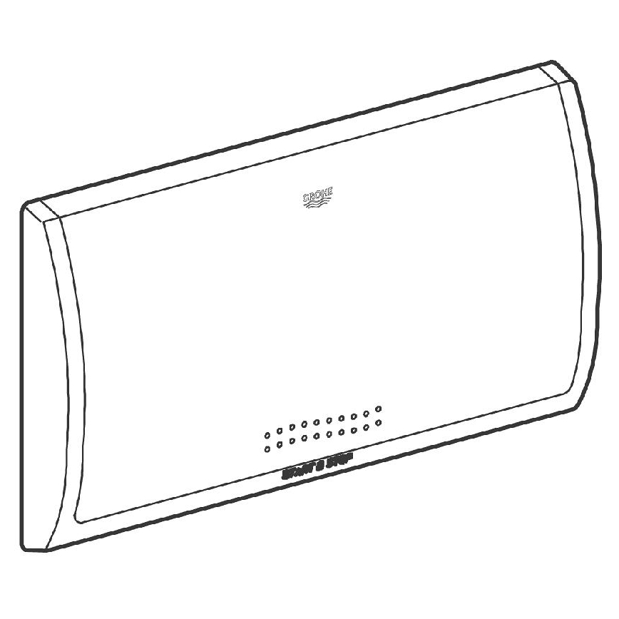 GROHE 37053SH0 - Кнопка смыва CLASSIC 330 × 190 мм белая