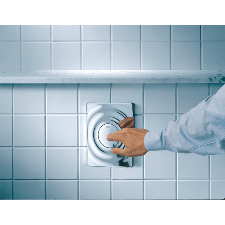 GROHE 37063000 - Кнопка смыва SURF 156 × 197 мм, полированный хром