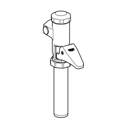 GROHE 37139000 - Автоматический смывной клапан DAL 34” полированный хром