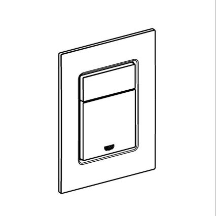 GROHE 37535SH0 - Кнопка смыва SKATE COSMOPOLITAN S 130 × 172 mm белая