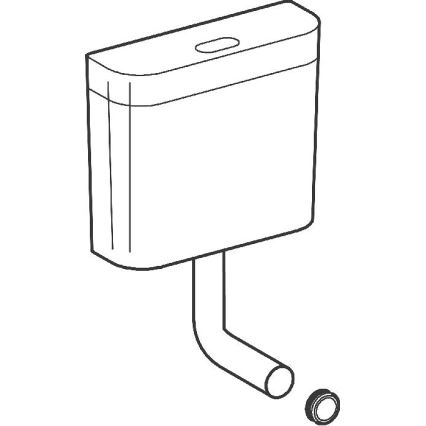 GROHE 37791SH0 - Білий змивний бачок PS