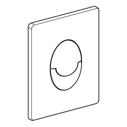 GROHE 38505SH0 - панель смыва SKATE AIR 156 × 197 мм, белая