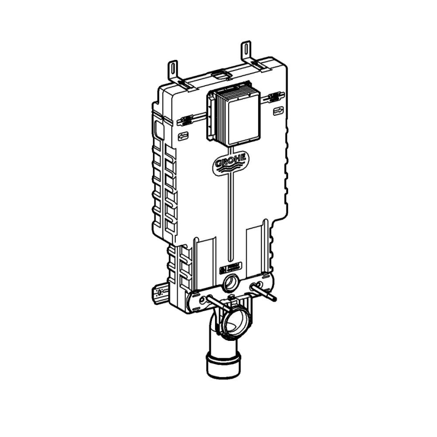 GROHE 38643001 - Інсталяційний модуль для унітазу UNISET 830 × 480 × 130 мм білий
