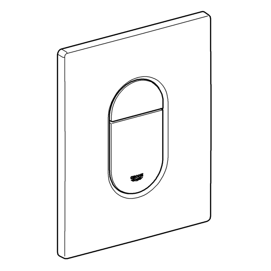 GROHE 38844SH0 - Смывная клавиша ARENA COSMOPOLITAN 156 × 197 мм белая