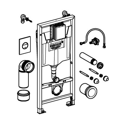 GROHE 38860000 - Набір 3 в 1 RAPID SL 1,13 м