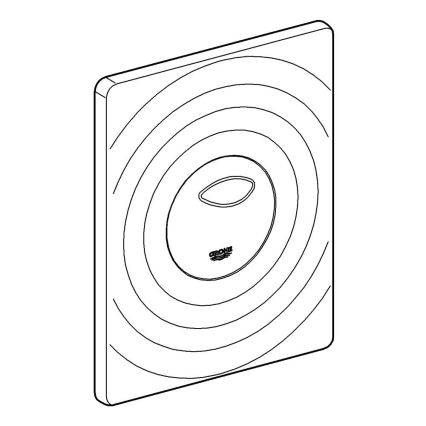 GROHE 38861000 - Кнопка управления SURF 156 × 197 мм глянцевый хром