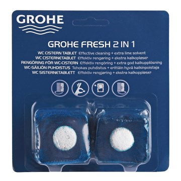GROHE 38882000 - Таблетки для унітазу FRESH гелева піна/біла
