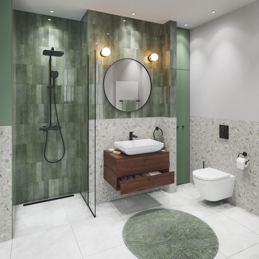 GROHE 38964KF0 - Кнопка смыва START 156 × 197 mm Phantom чёрная