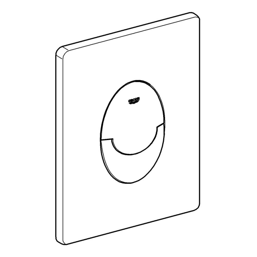 GROHE 38964KV0 - Кнопка смыва START, 156 × 197 мм, черная