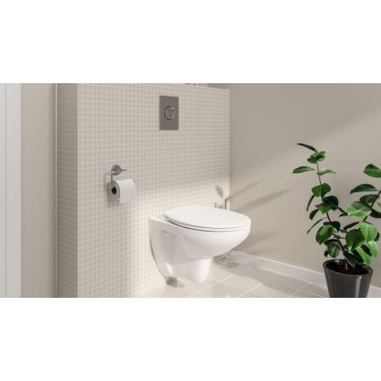 GROHE 39351000 - Подвесной унитаз BAU CERAMIC 53,1 × 36,8 × 36,3 см керамика/белый