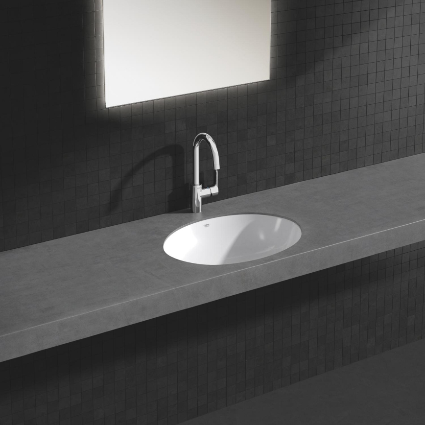 GROHE 39423000 - Вбудований умивальник BAU CERAMIC 560 × 420 mm кераміка/білий