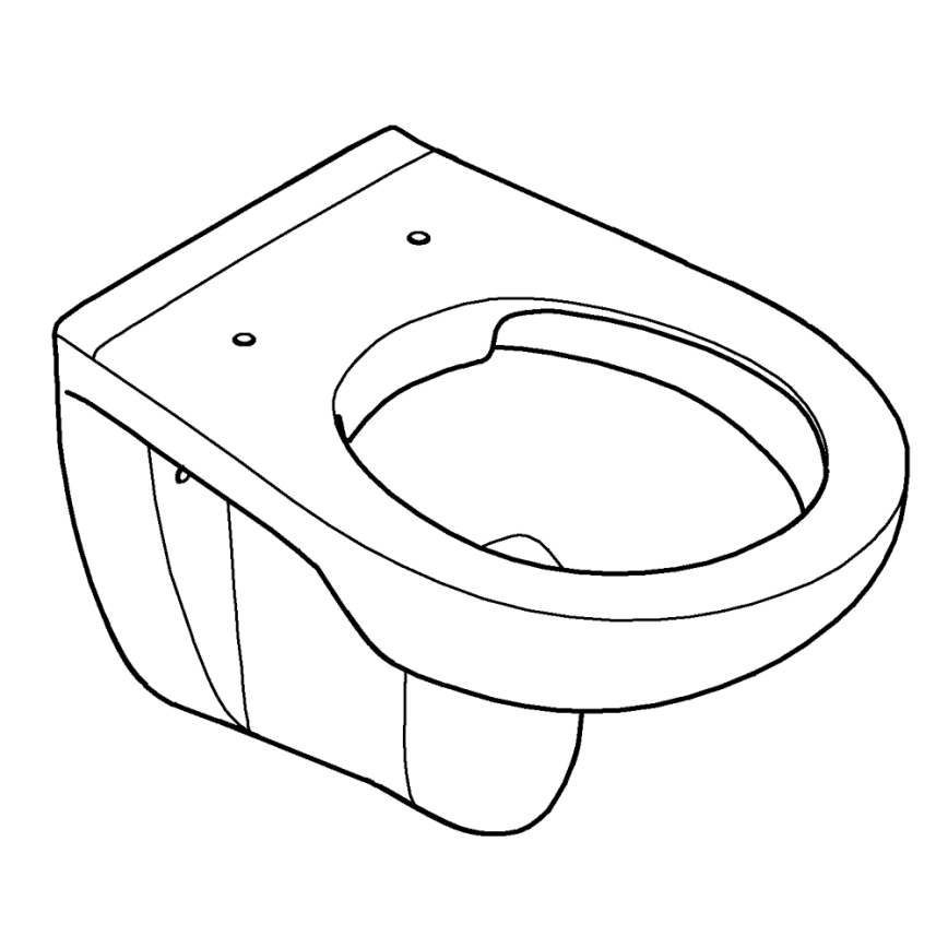 GROHE 39427000 - Підвісний унітаз BAU CERAMIC 368 x 531 мм кераміка/білий