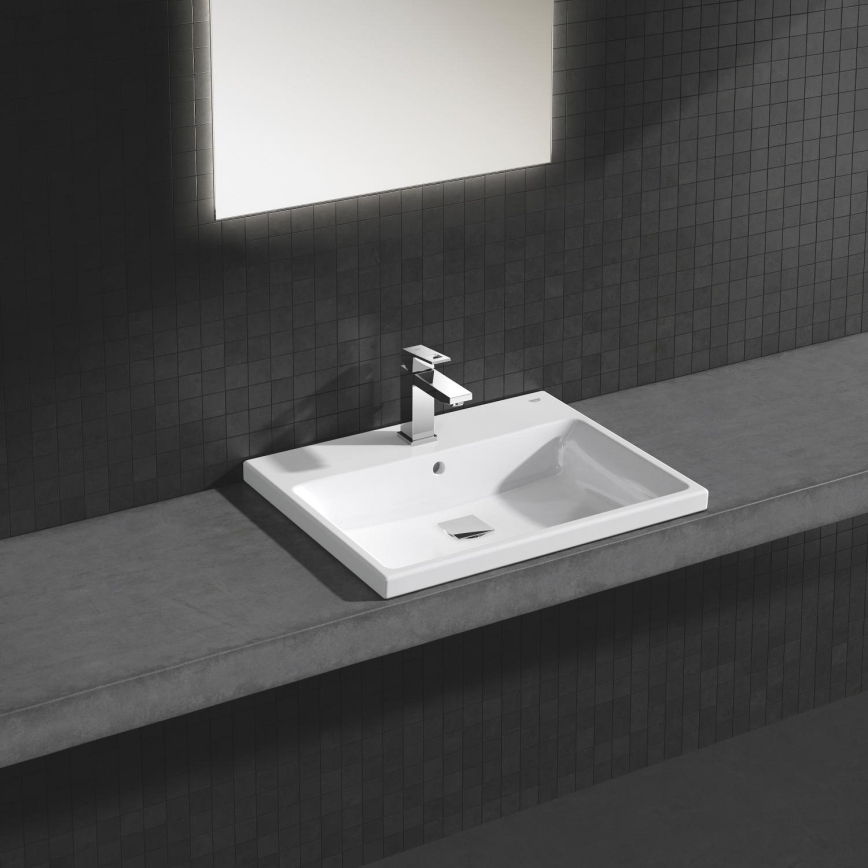 GROHE 3947900H - Умивальник CUBE CERAMIC 600 × 490 мм, кераміка/білий