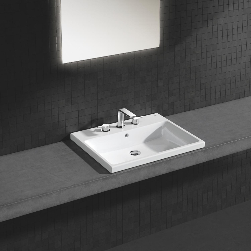 GROHE 3947900H - Умивальник CUBE CERAMIC 600 × 490 мм, кераміка/білий