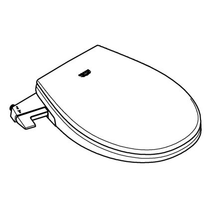 GROHE 39648SH0 - Ручне біде-сидіння BAU CERAMIC, колір DuroWhite