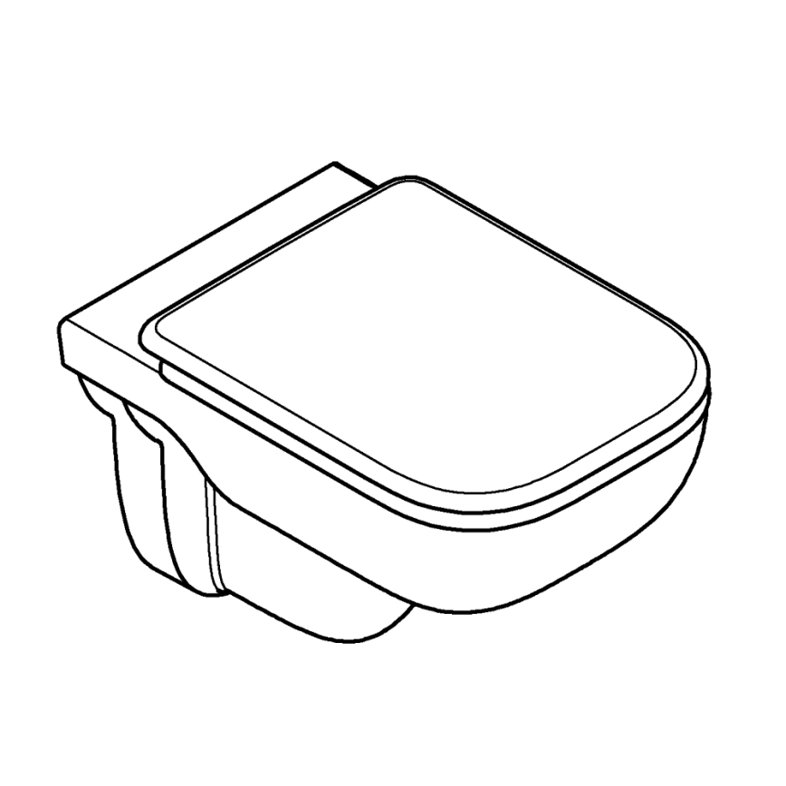 GROHE 39815000 - Подвесной унитаз START EDGE 53,8 x 36,5 cm DuroWhite