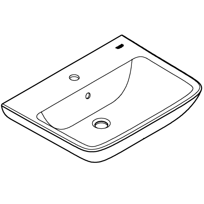 GROHE 39950000 - Умивальник START EDGE 600 × 448 mm кераміка/білий