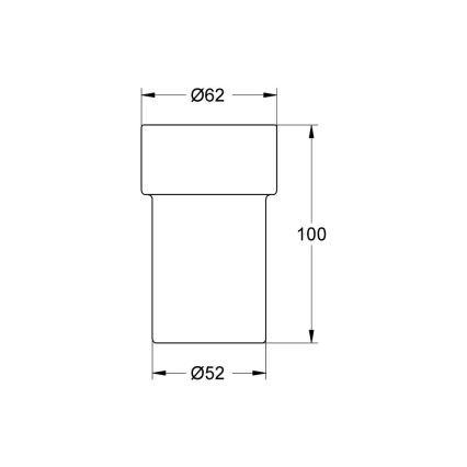 GROHE 40254000 - склянка ALLURE, сатинове покриття