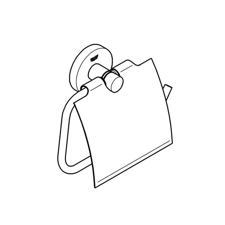 GROHE 40367001 - Держатель для туалетной бумаги ESSENTIALS 167 x 119 мм, полированный хром