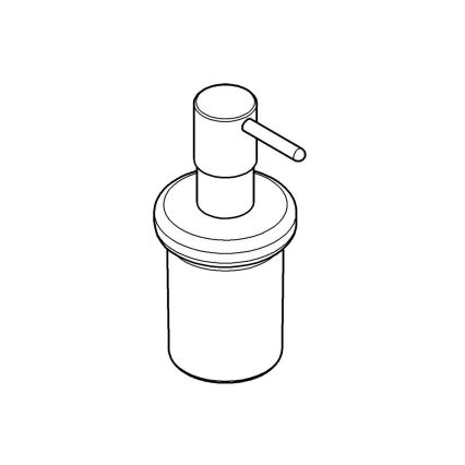 GROHE 40394001 — дозатор жидкого мыла ESSENTIALS, 160 мл, полированный хром