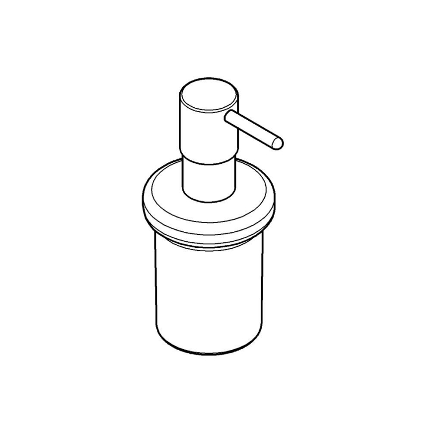 GROHE 40394001 — дозатор жидкого мыла ESSENTIALS, 160 мл, полированный хром
