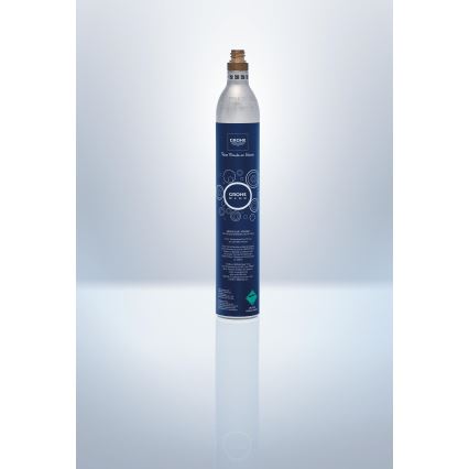 GROHE 40422000 - Балон для карбонізації GROHE BLUE 425 г CO2 (4 шт.) нержавіюча сталь
