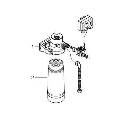 GROHE 40438001 - Стартовий набір фільтрів S GROHE BLUE блискучий хром