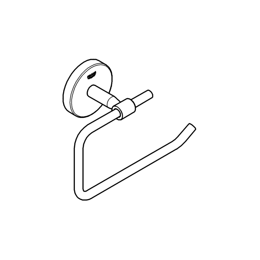 GROHE 40457001 - Тримач туалетного паперу BAUCOSMOPOLITAN блискучий хром