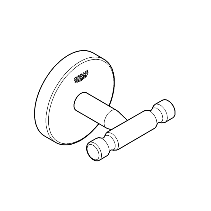 GROHE 40461001 - Крючок для банного халата BAUCOSMOPOLITAN, глянцевый хром