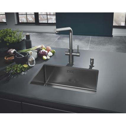 GROHE 40535AL0 - Дозатор для мила COSMOPOLITAN 500 мл графіт