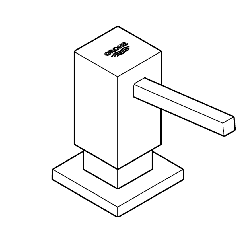 GROHE 40535GN0 - Дозатор мила COSMOPOLITAN 500 мл золотий
