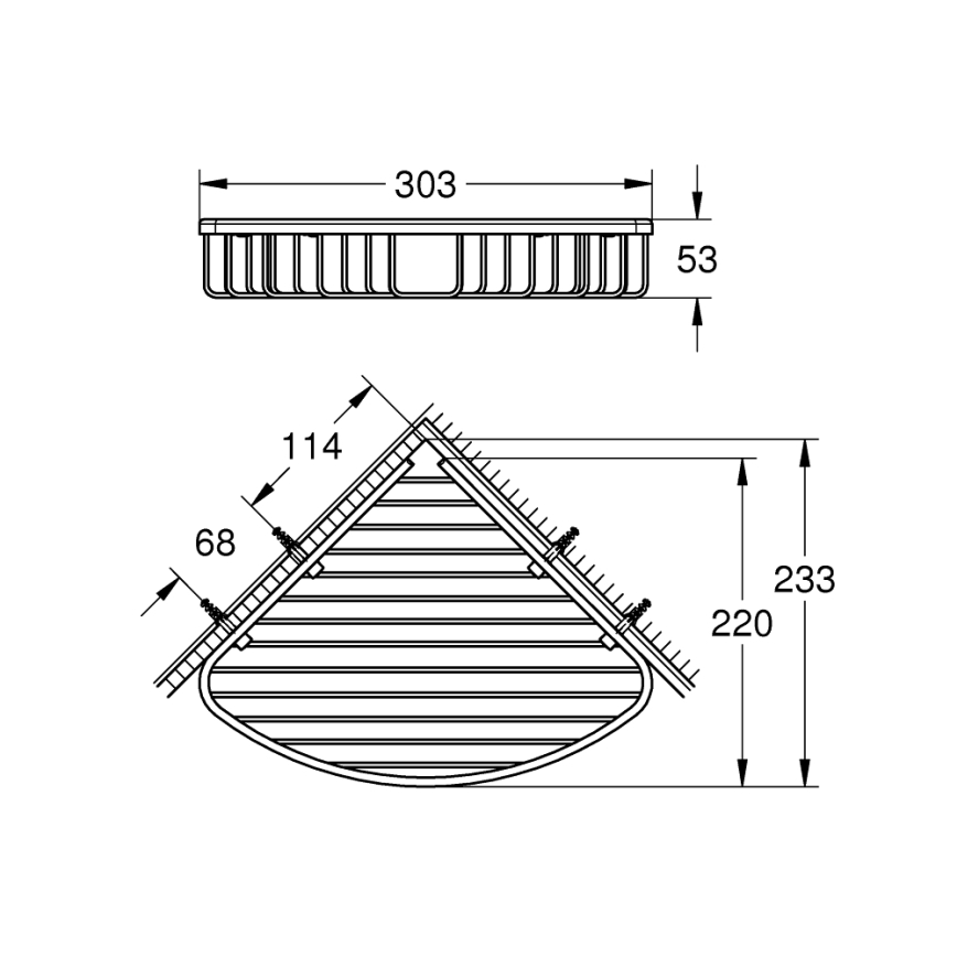 GROHE 40663001 - Дротяна мильниця BAUCOSMOPOLITAN блискучий хром