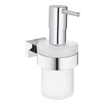 GROHE 40756001 - Дозатор жидкого мыла ESSENTIALS CUBE 160 мл полированный хром