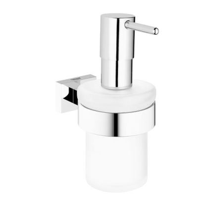 GROHE 40756001 - Дозатор жидкого мыла ESSENTIALS CUBE 160 мл полированный хром