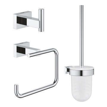GROHE 40757001 - Набір аксесуарів ESSENTIALS CUBE блискучий хром