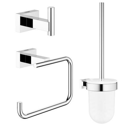 GROHE 40757001 - Набір аксесуарів ESSENTIALS CUBE блискучий хром