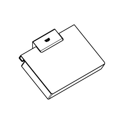 GROHE 40781000 - Тримач туалетного паперу SELECTION CUBE блискучий хром